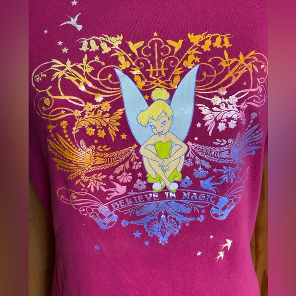 Pink Tinkerbell Kids Tee - Picture 4 of 5